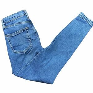 TopShop Moto HIGH Rise Jeans Light Wash Five Pocket W26 x 30L